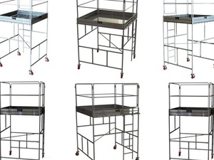 Foto - Andaime de Encaixe Tubular para Construção Civil