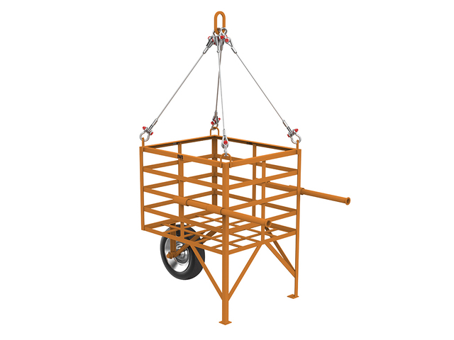 Carrinho Gaiola para Carga Construção