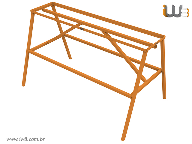 Cavalete de Ferro para Obra 150kg