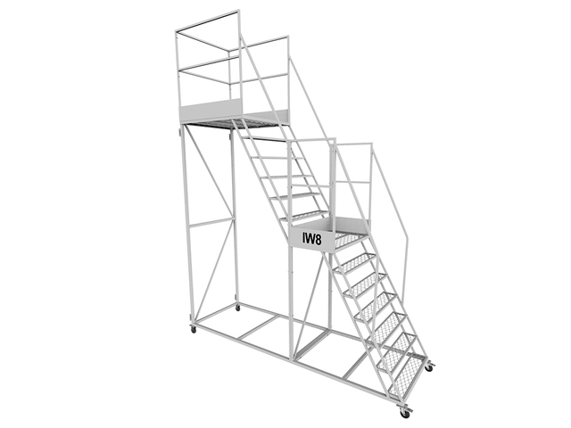 Foto do produto - Escada Plataforma Industrial 3,2m