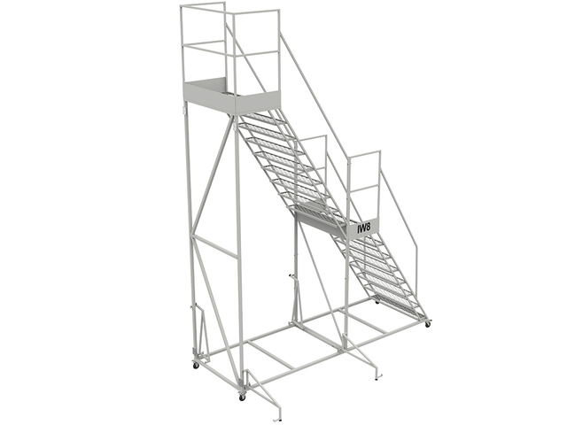 Escadas para Industria com Rodas