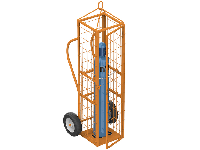 Gaiola Carrinho para Cilindro de Argônio