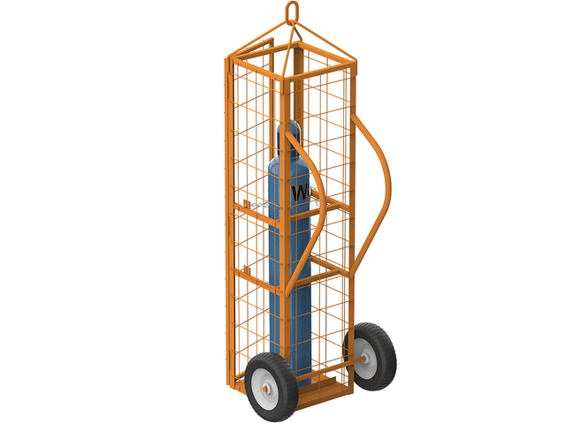 Gaiola Carrinho para Cilindro de Nitrogênio