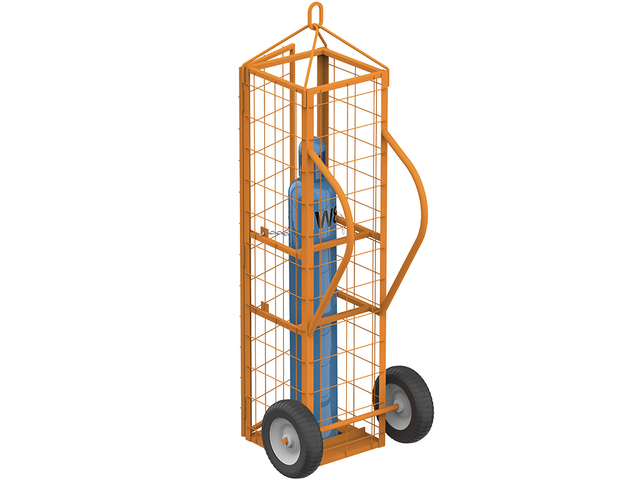 Gaiola Carrinho para Cilindro de Oxigênio
