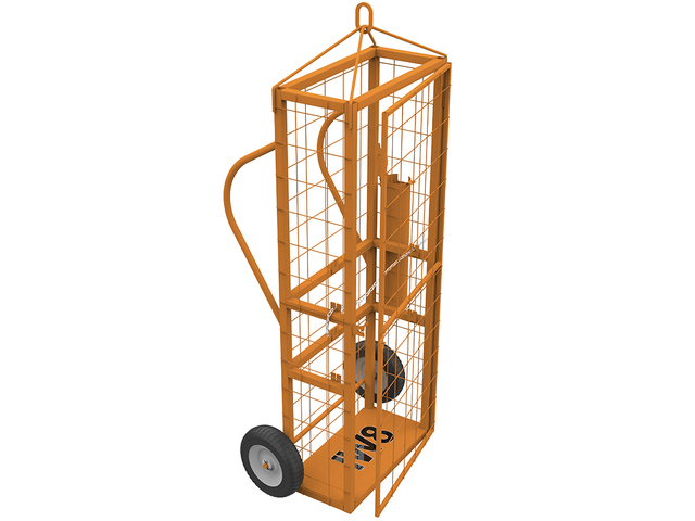 Gaiola para Movimentação de Cilindros com Rodas
