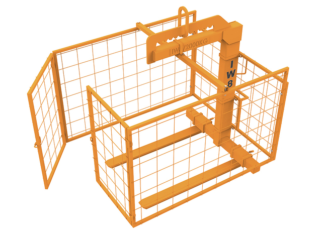 Garfo Pallet com Gaiola de Proteção 2000kg