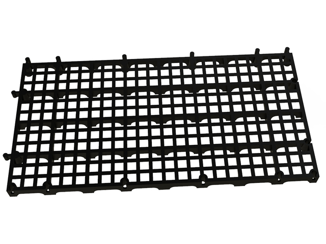 Pallet Plástico Preto 25 x 50