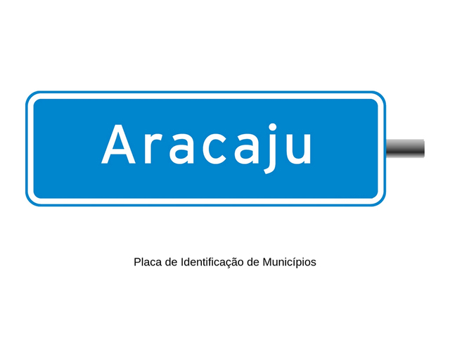 Placa de Trânsito - Identificação de Cidades