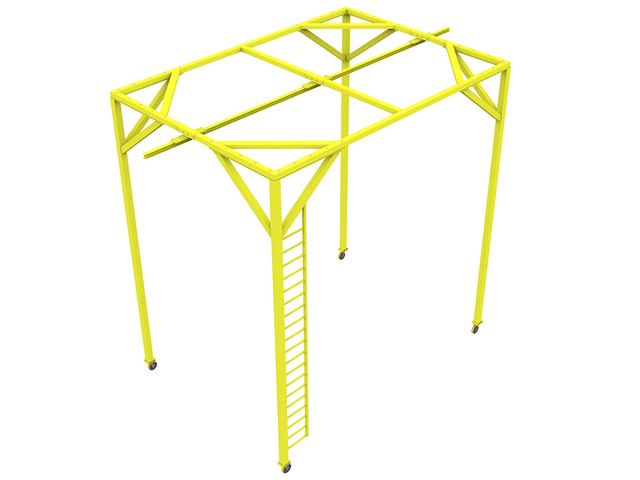 Pórtico Linha de Vida Móvel Carreta